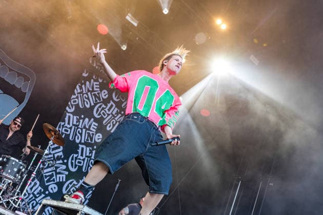 Die Deutsche Rockmusikerin Deine Cousine (Ina Bredehorn) am dritten Festival Tag des Highfield 2026 Highfield 2026 -Tag 3 - Deine Cousine *** German rock musician Deine Cousine Ina Bredehorn on the third day of the Highfield 2026 festival Highfield 2026 Day 3 Deine Cousine