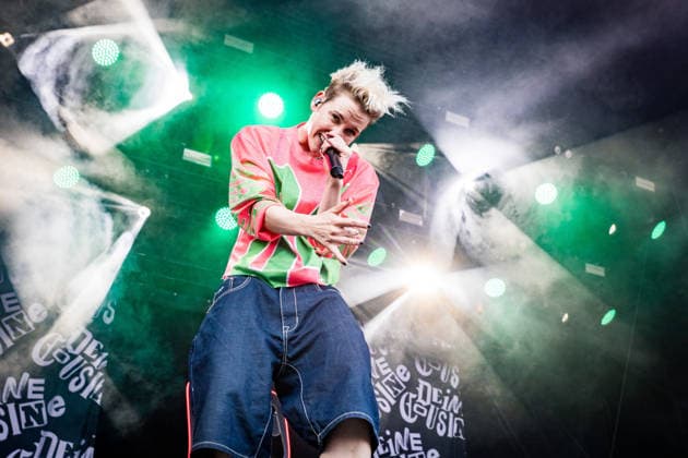 Die Deutsche Rockmusikerin Deine Cousine (Ina Bredehorn) am dritten Festival Tag des Highfield 2026 Highfield 2026 -Tag 3 - Deine Cousine *** German rock musician Deine Cousine Ina Bredehorn on the third day of the Highfield 2026 festival Highfield 2026 Day 3 Deine Cousine