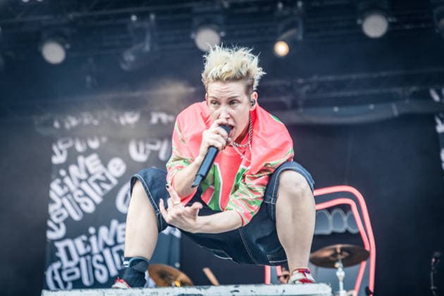 Die Deutsche Rockmusikerin Deine Cousine (Ina Bredehorn) am dritten Festival Tag des Highfield 2026 Highfield 2026 -Tag 3 - Deine Cousine *** German rock musician Deine Cousine Ina Bredehorn on the third day of the Highfield 2026 festival Highfield 2026 Day 3 Deine Cousine