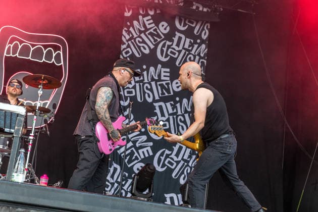 Die Deutsche Rockmusikerin Deine Cousine (Ina Bredehorn) am dritten Festival Tag des Highfield 2026 Highfield 2026 -Tag 3 - Deine Cousine *** German rock musician Deine Cousine Ina Bredehorn on the third day of the Highfield 2026 festival Highfield 2026 Day 3 Deine Cousine