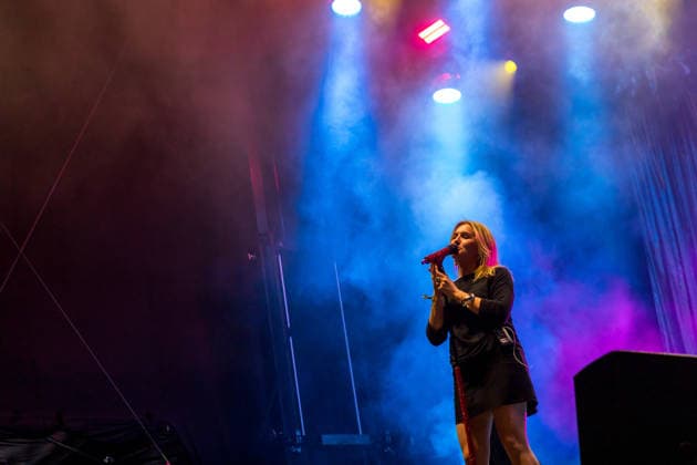 Die deutsche Sängerin Dilla (Amadea Ackermann) am dritten Tag des Highfield Festival 2026 südlich von Leipzig Highfield 2026 - Tag 3 - Dilla *** German singer Dilla Amadea Ackermann on the third day of the 2026 Highfield Festival, south of Leipzig Highfield 2026 Day 3 Dilla