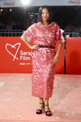 Sarajevo, Bosnia and Herzegovina, 16 August 2026. National Theatre. Third day of the 32nd Sarajevo Film Festival. Pictured: Daniela Trbovic. Photo: Antonio Balic CROPIX. Copyright: xxAntonioxBalicx treca_vecer_sff72