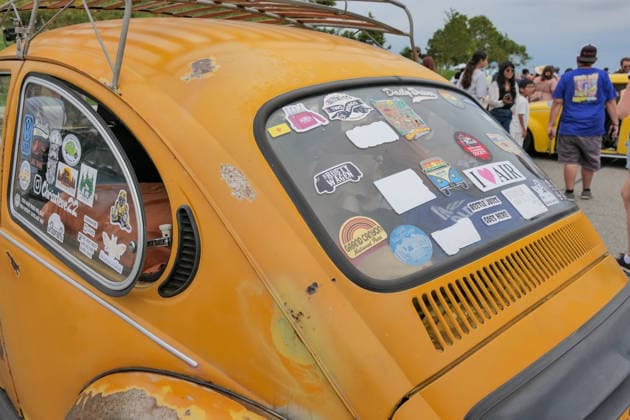 August 16, 2026, New York, New York, USA: Bettles on display at VW Gridlock on Governors Island. The vintage Volkswagen show returned to .the island across from the Lower Manhattan skyline. The collection of about 75 vintage epic.Volkswagens from across the years with models the Beetle, Bus, Karmann Ghia and Thing .were parked along the waterside at Picnic Point for visitors to enjoy, admire and photograph. New York USA - ZUMAh156 20260816_znp_h156_012 Copyright: xMiloxHessx