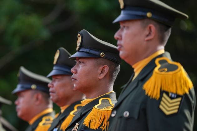 August 17, 2026, Banda Aceh, Aceh, Indonesia: A military music corps performs during the ceremony commemorating the 81st anniversary of the Republic of Indonesia at Blang Padang Field in Banda Aceh, Aceh Province, Indonesia, on Monday. Hundreds of students, government employees, and members of the armed forces participated in the ceremony. Banda Aceh Indonesia  - ZUMAi115 20260817_zip_i115_014 Copyright: xMuhammadxIqbalx