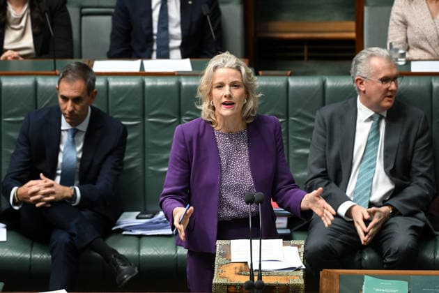 QUESTION TIME, Australian Housing Minister Clare O™Neil speaks during Question Time in the House of Representatives at Parliament House in Canberra, Monday, August 17, 2026. ( NO ARCHIVING CANBERRA AUSTRALIAN CAPITAL TERRITORY AUSTRALIA  Copyright: xLUKASxCOCHx 20260817131706324811