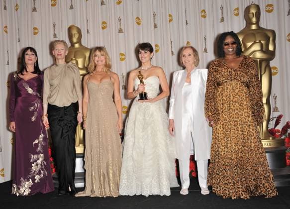 81st Annual Academy Awards - Press Room. February 22, 2009 - Hollywood, CA, U.S. - 22 February 2009 - Hollywood, CA - Anjelica Huston, Tilda Swinton, Goldie Hawn, Penelope Cruz, Eva Marie Saint and Whoopi Goldberg. 81st Annual Academy Awards held at the Kodak Theatre. Photo Credit: Jaguar AdMedia. Copyright: xJaguarx