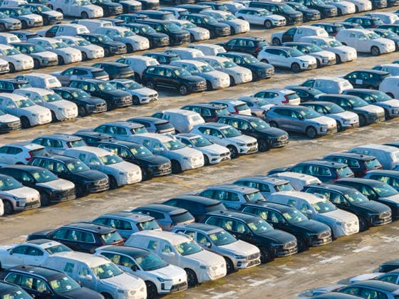 Nanjing Port Vehicles Export A large number of cars are gathering in Longtan Port Area of Nanjing Port waiting to be loaded onto ships for export in Nanjing, Jiangsu Province, China on August 17, 2026. Nanjing Jiangsu China  Copyright: xCFOTOx i1786975160568