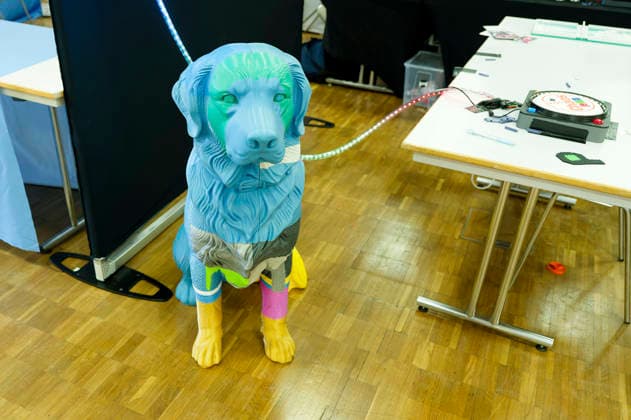 Maker Faire 2026 im Hannover Congress Centrum. Die Maker Faire ist ein familienfreundliches Mitmach-Festival für Technik, Erfindungen und kreatives Selbermachen. Sie verbindet die Elemente einer Wissenschaftsmesse, eines Jahrmarkts und eines Zukunftslabors. Erfinder, Bastler, Künstler und Start-ups zeigen dort ihre selbstgebauten Projekte vom Roboter über 3D-Druck bis hin zu Kunst und Handwerk. Im Vordergrund stehen das Ausprobieren, Mitmachen und der Ideenaustausch für alle Altersgruppen. Hannover, 16.08.2026 *** Maker Faire 2026 at the Hannover Congress Centrum. Maker Faire is a family-friendly, hands-on festival celebrating technology, inventions, and creative DIY projects. It combines elements of a science fair, a carnival, and Foto:xK.xRichter xFuturexImagex makerfaire_6849