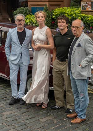 Borges and Me Photocall, Edinburgh Film Festival 2026, Leith Theatre, Edinburgh, United Kingdom, 16 August 2026 Alan Cumming, Freya Mavor, Fionn Whitehead and Luis Gnecco attending the Borges and Me Photocall for the Edinburgh Film Festival 2026 at the Leith Theatre, Edinburgh, United Kingdom, Credit:Phil Allwright Phillip Allwright Avalon United Kingdom, Edinburgh, Leith Theatre  Copyright: xPhilxAllwrightx xPhillipxAllwrightx xAvalonx 1124511131