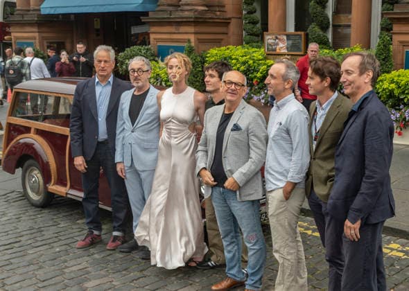 Borges and Me Photocall, Edinburgh Film Festival 2026, Leith Theatre, Edinburgh, United Kingdom, 16 August 2026 Alan Cumming, Freya Mavor, Fionn Whitehead, Luis Gnecco and Marc Turtletaub attending the Borges and Me Photocall for the Edinburgh Film Festival 2026 at the Leith Theatre, Edinburgh, United Kingdom, Credit:Phil Allwright Phillip Allwright Avalon United Kingdom, Edinburgh, Leith Theatre  Copyright: xPhilxAllwrightx xPhillipxAllwrightx xAvalonx 1124512326