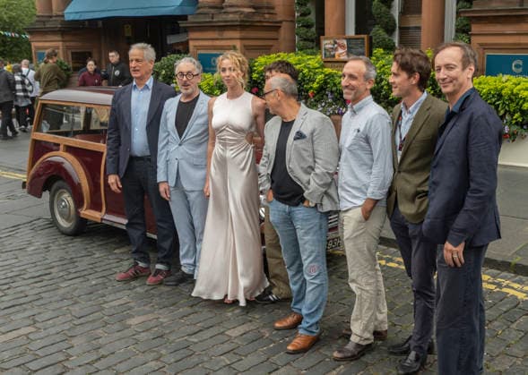 Borges and Me Photocall, Edinburgh Film Festival 2026, Leith Theatre, Edinburgh, United Kingdom, 16 August 2026 Alan Cumming, Freya Mavor, Fionn Whitehead, Luis Gnecco and Marc Turtletaub attending the Borges and Me Photocall for the Edinburgh Film Festival 2026 at the Leith Theatre, Edinburgh, United Kingdom, Credit:Phil Allwright Phillip Allwright Avalon United Kingdom, Edinburgh, Leith Theatre  Copyright: xPhilxAllwrightx xPhillipxAllwrightx xAvalonx 1124512337
