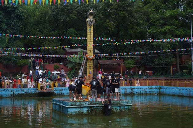 August 17, 2026, Kathmandu, Bagmati, Nepal: The Naag Panchami festival is being celebrated today with traditional worship and offerings to serpents. Observed annually on the fifth day of the bright fortnight of the month of Shrawan, this festival involves pasting images of serpents on the main entrance of homes and visiting serpent ponds (Naagdah) for worship. Kathmandu Nepal - ZUMAa308 20260817_znp_a308_002 Copyright: xChandraxBahadurxAlex