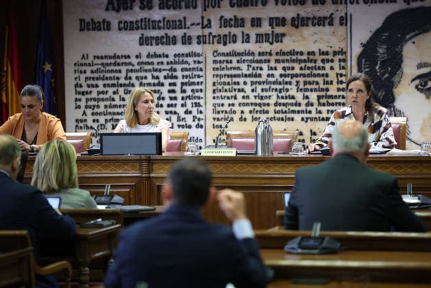 Senate Foreign Affairs Committee on the Situation in Ceuta The witness’s seat was empty at the Senate Foreign Affairs Committee on August 17, 2026, in Madrid, Spain. Albares did not respond to the Senate’s summons to appear and report on the State’s Foreign Policy in the context of the crisis caused by the influx of migrants in Ceuta, which has affected Spain’s image in the European Union and on the international stage. AUGUST 17, 2026 Alejandro Martínez Vé Madrid, Madrid, Spain  Copyright: xAlejandroxMartinezxVÃ lezx 7718274