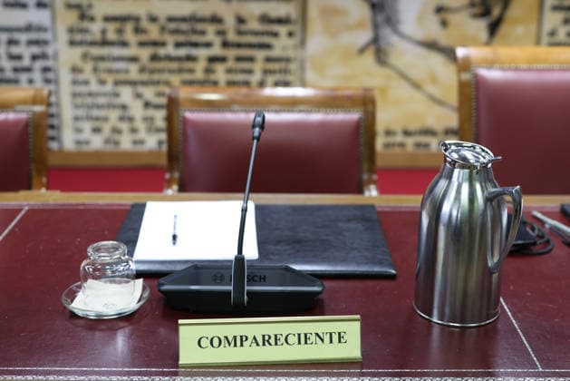 Senate Foreign Affairs Committee on the Situation in Ceuta The witness’s seat was empty at the Senate Foreign Affairs Committee on August 17, 2026, in Madrid, Spain. Albares did not respond to the Senate’s summons to appear and report on the State’s foreign policy in the context of the crisis caused by the influx of migrants in Ceuta, which has damaged Spain’s image in the European Union and on the international stage. AUGUST 17, 2026 Alejandro Martínez Vé Madrid, Madrid, Spain  Copyright: xAlejandroxMartinezxVÃ lezx 7718271