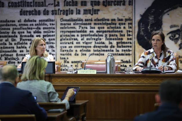 Senate Foreign Affairs Committee on the Situation in Ceuta The witness’s seat was empty at the Senate Foreign Affairs Committee on August 17, 2026, in Madrid, Spain. Albares did not respond to the Senate’s summons to appear and report on the State’s foreign policy in the context of the crisis caused by the influx of migrants in Ceuta, which has damaged Spain’s image in the European Union and on the international stage. AUGUST 17, 2026 Alejandro Martínez Vé Madrid, Madrid, Spain  Copyright: xAlejandroxMartinezxVÃ lezx 7718273