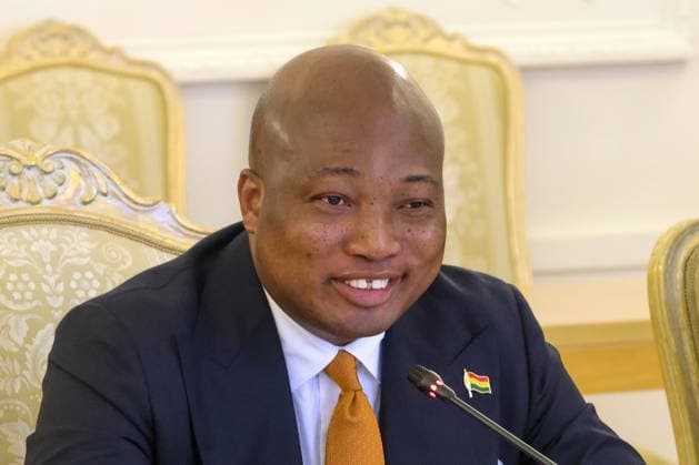 RUSSIA, MOSCOW - AUGUST 17, 2026: Samuel Okudzeto Ablakwa, Foreign Minister of Ghana, attends a bilateral meeting with his counterpart Sergei Lavrov of Russia at the Reception House of the Russian Foreign Ministry Moscow Russia  - ZUMAt113 20260817_zaa_t113_183 Copyright: xSergeixKarpukhinx