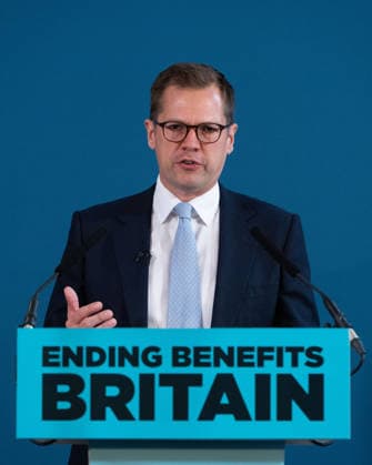 August 17, 2026, London, England, United Kingdom: ROBERT JENRICK, Reform UK s Treasury spokesperson, speaks during a Reform UK press conference in Westminster, London. London United Kingdom - ZUMAk172 20260817_zip_k172_002 Copyright: xThomasxKrychx