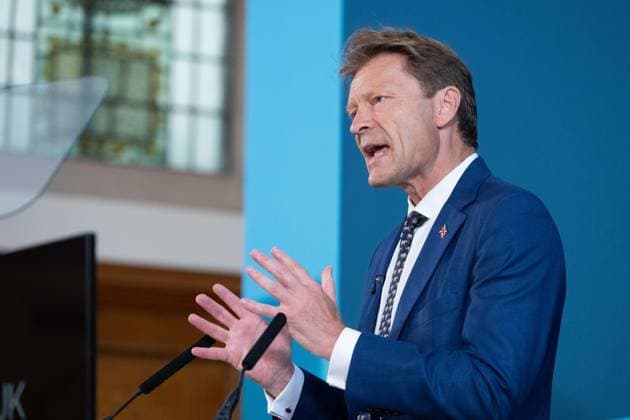 August 17, 2026, London, England, United Kingdom: RICHARD TICE, deputy leader of Reform UK and the party s Business, Trade and Energy spokesperson, speaks during a Reform UK press conference in Westminster, London. London United Kingdom  - ZUMAk172 20260817_zip_k172_018 Copyright: xThomasxKrychx