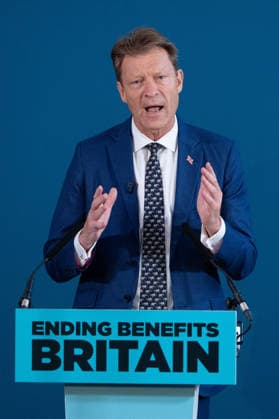 August 17, 2026, London, England, United Kingdom: RICHARD TICE, deputy leader of Reform UK and the party s Business, Trade and Energy spokesperson, speaks during a Reform UK press conference in Westminster, London. London United Kingdom - ZUMAk172 20260817_zip_k172_020 Copyright: xThomasxKrychx