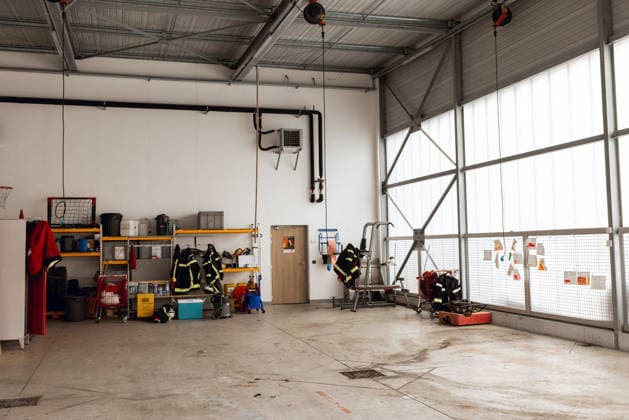 Lecornu Visits Fire-Hit Area As Residents Seek Aid - Le Porge The empty fire station in Le Porge, Gironde, France on August 17, 2026, where French Prime Minister Sebastien Lecornu was scheduled to meet wildfire victims before the meeting location was moved from the town hall, as residents dressed in black gathered outside hoping for updates on aid measures. Photo by Gardelle M ANDBZ ABACAPRESS.COM Le Porge Nouvelle-Aquitaine France  Copyright: xANDBZ ABACAx