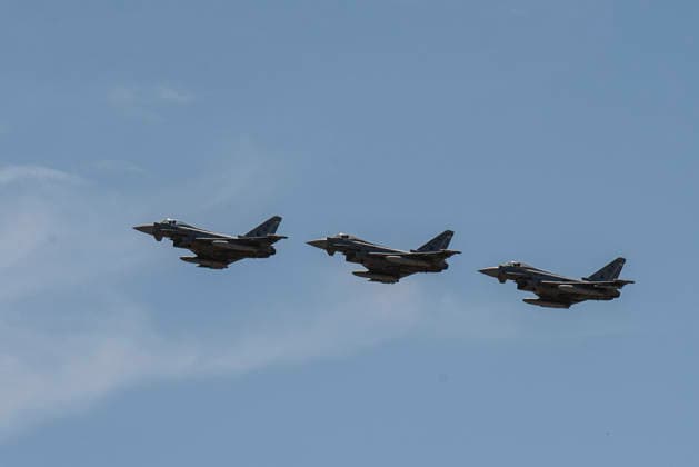 The Eurofighters that participated in the multinational exercise Pitch Black 26 held in Australia are returning to Albacete. The personnel and the six Eurofighters from the 14th Wing that participated in the multinational exercise Pitch Black 26 are returning to Albacete Air Base, on August 17, 2026, in Albacete, Castilla-La Mancha, Spain. Pitch Black 26 was a multinational air exercise held in northern Australia from July 20 to August 7, focusing on high-intensity combat maneuvers and joint missions. Spain participated with six Eurofighters and support aircraft, alongside forces from 21 countries, to strengthen operational coordination among allies. AUGUST 17, 2026 Víctor Ferná Albacete, Castile-La Mancha Albacete, Castile-La Mancha,  Copyright: xVictorxFernandezx 7718782