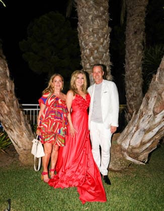 Remus Lifestyle Night 2026 - Cell Education Gründer Dr. Kay Bredehorst mit Moderatorin Frauke Ludowig und seiner Frau Urszula (li.) Paguera Hilton Galatzo Hotel Mallorca Spanien *** Remus Lifestyle Night 2026: Cell Education Founder Dr. Kay Bredehorst with host Frauke Ludowig and his wife Urszula li Paguera at the Hilton Galatzo Hotel in Mallorca, Spain