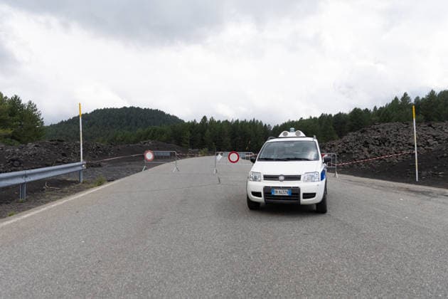 IPA87575583 - Catania, Linguaglossa, August 17, 2026, Mount Etna: the volcano near the Piano Provenzano Refuge; the Mareneve Road has been closed by the prefect  Copyright: xFrancescoxEnriquezx xFrancescoxEnriquezx 87575583