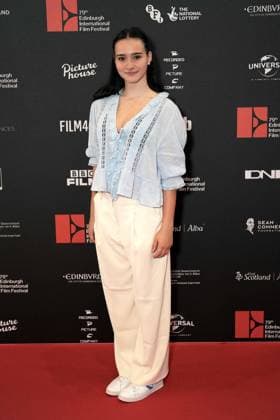 UK: Edinburgh International Film Festival at The Caledonian Hotel, Edinburgh, Scotland on 17 August 2026: Pictured: Frankie Corio (Actor) attends the red carpet for The Education of Jane Cumming Edinburgh The Caledonian Hotel Scotland Copyright: xAlexxToddx