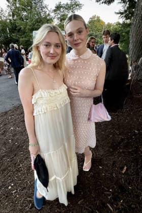 ARF Hamptons Bow Wow Meow Ball Featuring: Dakota Fanning, Elle Fanning Where: Hamptons, New York, United States When: 17 Aug 2026 Credit: Iris Zimmerman INSTARimages EDITORIAL USE ONLY. NOT FOR USE BY NEWSPAPERS BASED IN THE UK. Copyright: xx instar55925329