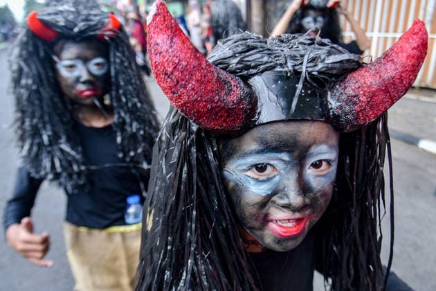 August 17, 2026, Bandung, West Java, Indonesia: Children wearing creative costumes during a parade to celebrate the 81st anniversary of Indonesia s independence in Bandung, Indonesia. Bandung Indonesia - ZUMAr272 20260817_zip_r272_041 Copyright: xDimasxRachmatsyahx