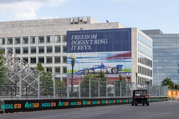Ahead of Freedom 250 Grand Prix in Washington DC WASHINGTON, D.C., UNITED STATES - AUGUST 17: Preparations are underway across Washington, D.C., ahead of the Freedom 250 Grand Prix on August 17, 2026. Workers are setting up the temporary street circuit and safety infrastructure on and around the National Mall ahead of the IndyCar Series race scheduled for August 23. Mehmet Eser Anadolu Washington D.C. United States. Editorial use only. Please get in touch for any other usage.  Copyright: x2026xAnadoluxMehmetxEserx
