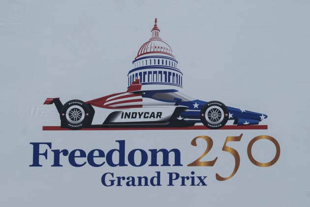 Ahead of Freedom 250 Grand Prix in Washington DC WASHINGTON, D.C., UNITED STATES - AUGUST 17: Preparations are underway across Washington, D.C., ahead of the Freedom 250 Grand Prix on August 17, 2026. Workers are setting up the temporary street circuit and safety infrastructure on and around the National Mall ahead of the IndyCar Series race scheduled for August 23. Mehmet Eser Anadolu Washington D.C. United States. Editorial use only. Please get in touch for any other usage.  Copyright: x2026xAnadoluxMehmetxEserx