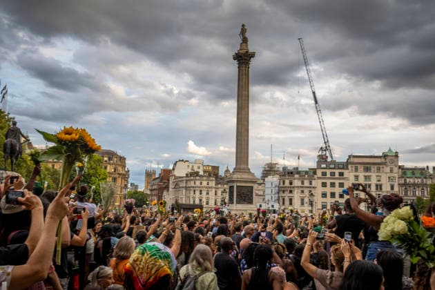 Vigil for Former Cambridge Professor Jason Arday Trafalgar Square, London, August 17, 2026 Thousands gathered in Trafalgar Square for a vigil in memory of former Cambridge professor Jason Arday, who died aged 41 last week. Attendees paid their respects by laying flowers and candles . The vigil, organised by Stand Up to Racism, brought together friends, supporters, academics and members of the public to remember Arday and honour his life and work., Credit:Zak Irfan Avalon  Copyright: xZakxIrfanx xAvalonx 1124826705