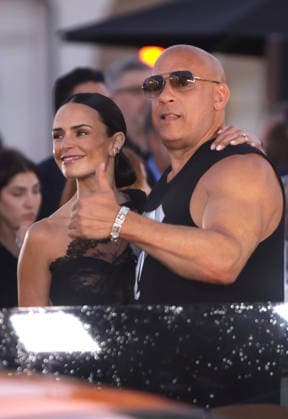 LOS ANGELES, CA - AUGUST 17: Jordana Brewster and Vin Diesel attending the 25th Anniversary Screening and Celebration of The Fast And The Furious on August 17, 2026 at Directors Village in Los Angeles, California on August 17, 2026. Credit: Crash Los Angeles USA - ZUMAa123 20260817_zaa_a123_160 Copyright: xAdMediax