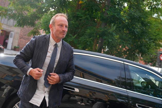 Denmark political leaders in civil case Political leader of The Social Liberal Party Martin Lidegaard arrives at the court in Frederiksberg, Denmark, Tuesday August 18, 2026. The civil case concerns chariman of The Danish People s Party Morten Messerschmidt suing political leader of The Social Liberal Party Martin Lidegaard after a statements from Lidegaard that The Danish People s Party policy is about skin color. , Frederiksberg Denmark *** Danish Political Leaders in Civil Case: Martin Lidegaard, political leader of the Social Liberal Party, arrives at the courthouse in Frederiksberg, Denmark, on Tuesday, August 18, 2026. The civil case involves Morten Messerschmidt, chairman of the Danish People’s Party, suing Martin Lidegaard, leader  Copyright: LiselottexSabroex spdk20260818-091136-L