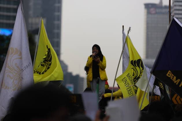 August 18, 2026, Central Jakarta, Jakarta, indonesia: JAKARTA, Indonesia Ã¢â‚¬ Student groups led by the Student Executive Board of the University of Indonesia (BEM UI) are scheduled to stage a protest at Bundaran Hotel Indonesia (HI), Central Jakarta, on Tuesday, August 18, 2026. The action, titled Ã¢â‚¬oeMerebut KemerdekaanÃ¢â‚¬Â (Reclaiming Independence), is expected to begin at around 1 p.m. local time...According to BEM UI, the protest will raise concerns over governance, economic conditions, public policy and civil liberties. The group has outlined eight key demands, including:..Ã¢â‚¬Â¢ An end to policies it describes as state domination over citizens.Ã¢â‚¬Â¢ Stronger action against corruption, collusion and nepotism.Ã¢â‚¬Â¢ Genui - ZUMAp146 20260818_zap_p146_021 Copyright: xDennyxPohanx
