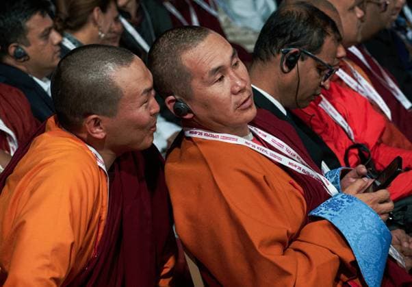Russia International Buddhist Forum 9223412 18.08.2026 Guests attend an opening ceremony of the 4th International Buddhist Forum Buddhism in Dialogue with Cultures: The Future of Humanity in Kyzyl, the Republic of Tuva, Russia. Alexei Danichev Sputnik Kyzyl Republic of Tuva Russia  Copyright: xAlexeixDanichevx