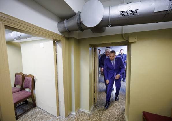 Vice-prime minister and Minister of Foreign Affairs Maxime Prevot and Ukraine s Foreign Minister Andriy Sybiha pictured during a visit to Kyiv, Tuesday 18 August 2026, part of a visit of the Belgian Foreign Minister to Ukraine.  BENOITxDOPPAGNE 183659694