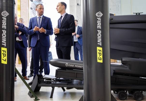Vice-prime minister and Minister of Foreign Affairs Maxime Prevot pictured during a visit to Kyiv, Tuesday 18 August 2026, part of a visit of the Belgian Foreign Minister to Ukraine.  BENOITxDOPPAGNE 183660050