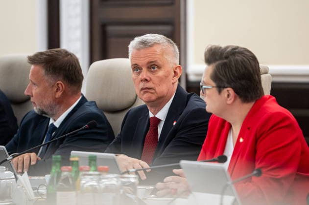 Warszawa 18.08.2026 Polish Government meeting --- Posiedzenie rzadu. Persons shown : Tomasz Siemoniak Fot. Kai Taller Arena Akcji NEWSPIX.PL --- newspix.pl POLAND OUT! 