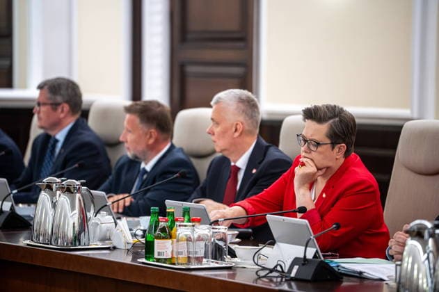 Warszawa 18.08.2026 Polish Government meeting --- Posiedzenie rzadu. Persons shown : Katarzyna Lubnauer Fot. Kai Taller Arena Akcji NEWSPIX.PL --- newspix.pl POLAND OUT! 