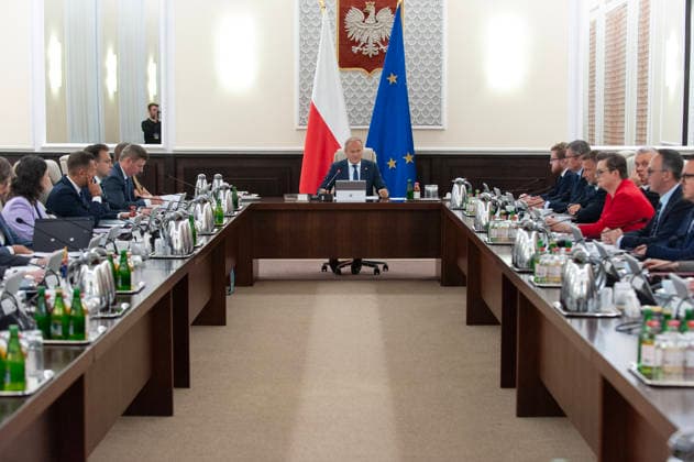 18.08.2026 WARSZAWA POSIEDZENIE RADY MINISTROW - August 18, 2026, Warsaw Council of Ministers Meeting Polish Government N Z PREMIER DONALD TUSK FOT GRZEGORZ KRZYZEWSKI FOTONEWS NEWSPIX.PL --- Newspix.pl  20260818FNGK019