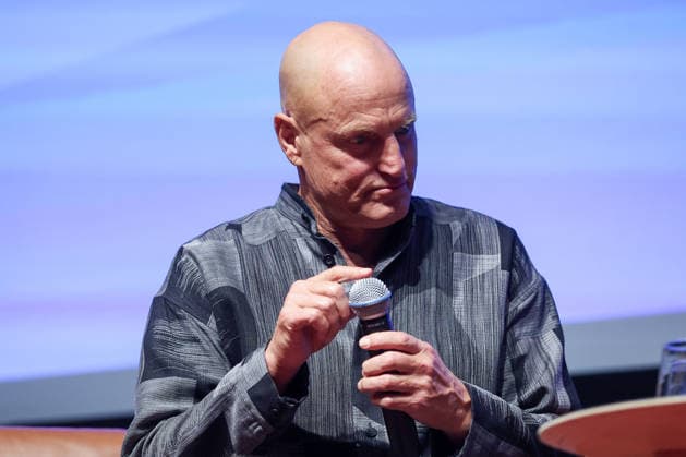 Woody Harrelson in Sarajevo, BiH US actor and Honorary Heart of Sarajevo Award Recipient Woody Harrelson talks during his masterclass at the Sarajevo Film Festival on August 18, 2026. in Sarajevo, Bosnia and Herzegovina.  ArminxDurgut PIXSELL