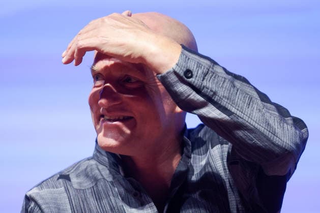 Woody Harrelson in Sarajevo, BiH US actor and Honorary Heart of Sarajevo Award Recipient Woody Harrelson talks during his masterclass at the Sarajevo Film Festival on August 18, 2026. in Sarajevo, Bosnia and Herzegovina.  ArminxDurgut PIXSELL