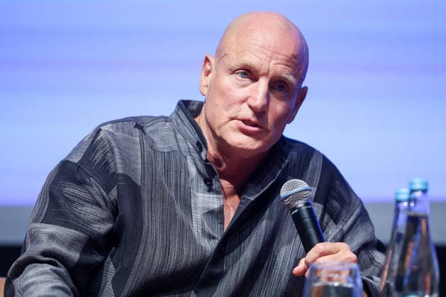 Woody Harrelson in Sarajevo, BiH US actor and Honorary Heart of Sarajevo Award Recipient Woody Harrelson talks during his masterclass at the Sarajevo Film Festival on August 18, 2026. in Sarajevo, Bosnia and Herzegovina.  ArminxDurgut PIXSELL
