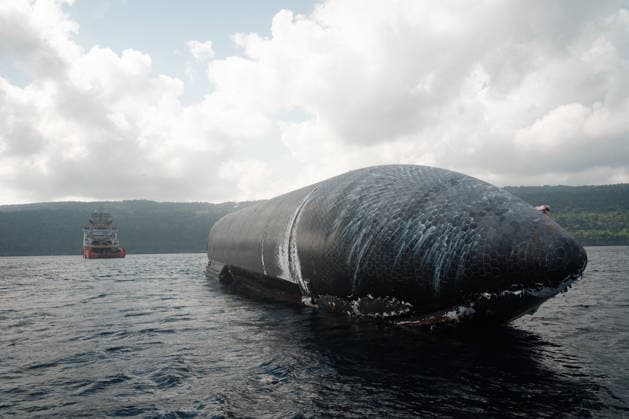 After approximately 24 days at sea, the SpaceX Recovery team successfully guided Starship to a location just off the coast of Christmas Island, as seen in pictures released on Tuesday, August 18, 2026. A team of SpaceX engineers is on their way to conduct additional analysis on the vehicle in calmer waters before attempting to return it to Starbase.  WAX2026081805 SPACEX