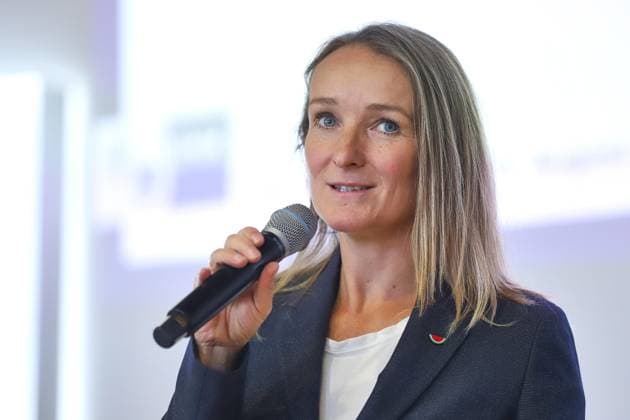 Halle (Saale), Sachsen-Anhalt, Deutschland, 18.08.2026: Leibniz-Institut für Agrarentwicklung in Transformationsökonomien (IAMO): IHK-Wahldialog: Claudia Wittig (SPD) *** Halle-Saale, Saxony-Anhalt, Germany, August 18, 2026 Leibniz Institute for Agricultural Development in Transition Economies (IAMO) IHK Election Forum Claudia Wittig (SPD) Copyright: xdtsxNachrichtenagenturx dts_130393
