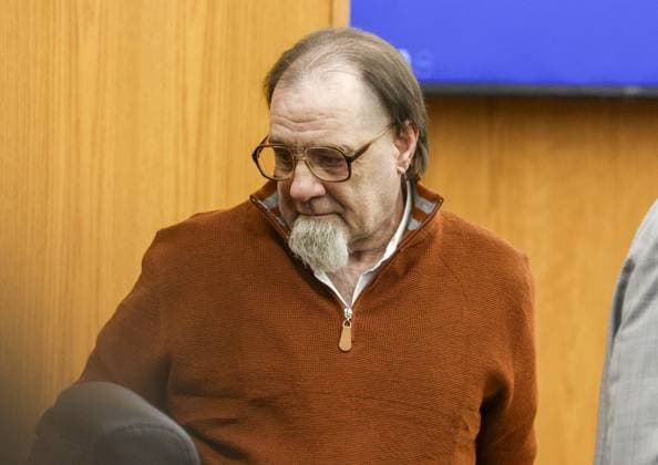 August 18, 2026, Brooksville, Florida, USA: Jeffrey Crum attends his murder trial on Tuesday, Aug. 18, 2026, at the Hernando County Courthouse in Brooksville. Brooksville USA - ZUMAs70_ 20260818_zan_s70_083 Copyright: xDouglasxR.xCliffordx