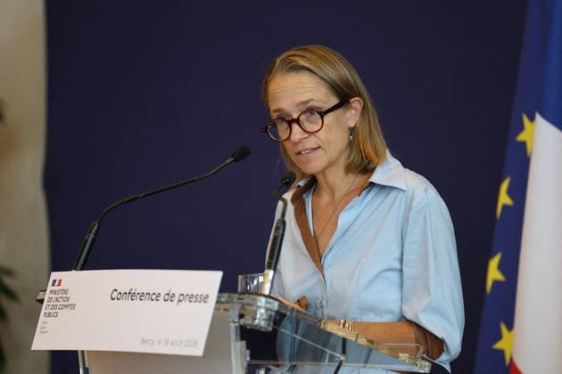 Press conference following the cyberattack targeting France tax authority - Paris Director-General of the Directorate-General for Public Finance Amelie Verdier gives a press conference on the State s response following the cyberattack targeting France s tax authority, the Directorate General of Public Finances (Direction generale des Finances Publiques - DGFiP) at Bercy, France s Economy and Finance Ministry in Paris on August 18, 2026. Photo by Raphael Lafargue ABACAPRESS.COM Paris France  Copyright: xLafarguexRaphael ABACAx