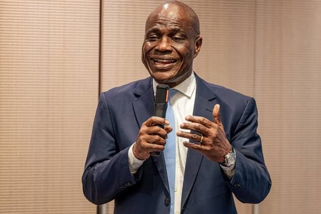 Martin Madidi Fayulu pictured during a press conference, in Brussels, on Tuesday 18 August 2026. Martin Madidi Fayulu is a politician from the Democratic Republic of the Congo (DRC). He leads the opposition party ECiDÃ .  EMILExWINDAL 183704385